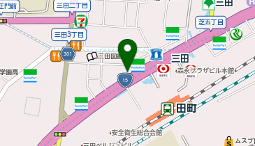 日高屋 田町西口店の地図画像