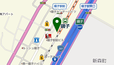 日高屋 磯子駅前店の地図画像
