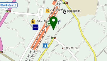 日高屋 取手東口店の地図画像