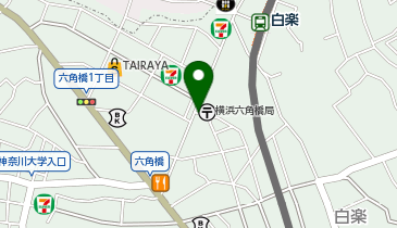 日高屋 白楽店の地図画像