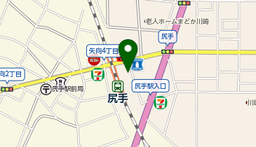 日高屋 尻手駅前店の地図画像