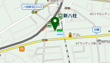 焼鳥日高 新八柱店の地図画像