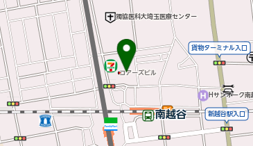 日高屋 南越谷店の地図画像