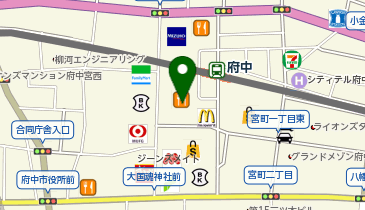 日高屋 ル・シーニュ府中店の地図画像