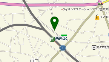 日高屋 西所沢駅前店の地図画像