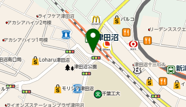 日高屋 津田沼駅南口店の地図画像