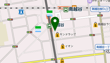 日高屋 新越谷東口店の地図画像