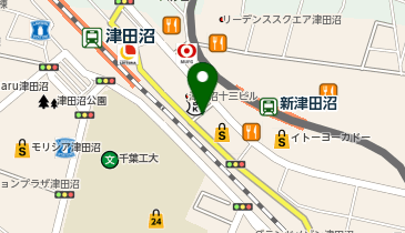 日高屋 新津田沼店の地図画像