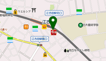 日高屋 江古田南口店の地図画像