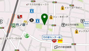 日高屋 竹ノ塚東口店の地図画像