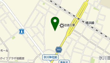 日高屋 相模原ラクーン店の地図画像