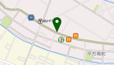 日高屋 越谷平方南町店の地図画像