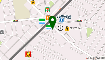 日高屋 八千代台東口店の地図画像