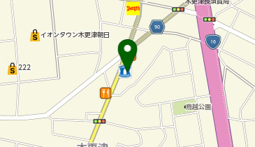 日高屋 木更津太田店の地図画像
