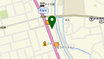 日高屋 前橋荒牧店の地図画像