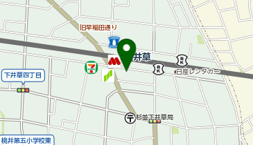 焼鳥日高 下井草店の地図画像