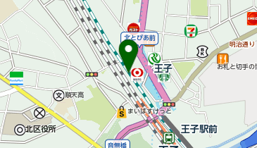 焼鳥日高 王子北口店の地図画像