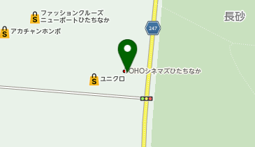 日高屋 ファッションクルーズひたちなか店の地図画像