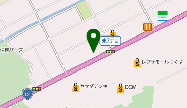 日高屋 つくば東2丁目店の地図画像