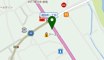 日高屋 桐生相生町店の地図画像