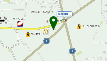 日高屋 栃木平柳町店の地図画像