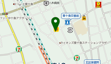 日高屋 東十条店の地図画像