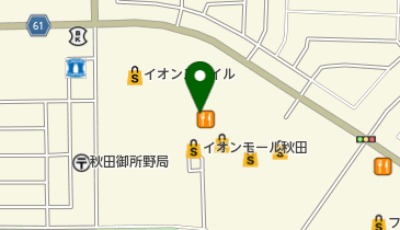 ママイクコ・イオンモール秋田の地図画像