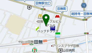 ママイクコ・アスタ田無の地図画像