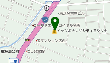ママイクコ・ヨシヅヤ名古屋名西の地図画像