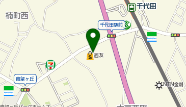 西友 千代田店の地図画像