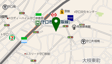 西友 守口店の地図画像