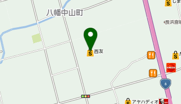 西友 長浜楽市店の地図画像