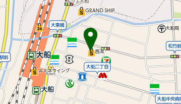 西友 大船店の地図画像