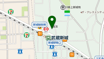 西友 武蔵新城店の地図画像