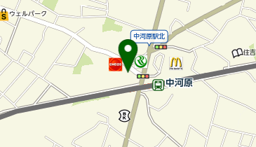 西友 中河原店の地図画像