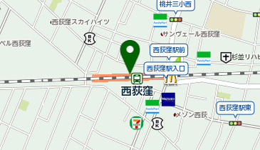 西友 西荻窪店の地図画像
