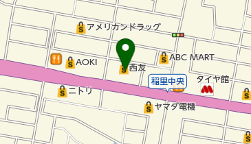 西友 南長野店の地図画像