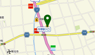 西友 与野店の地図画像