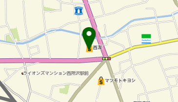 西友 西所沢店の地図画像