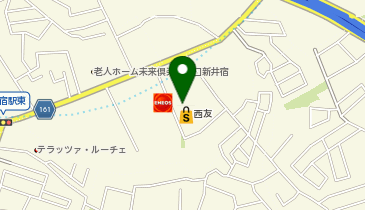 西友 川口赤山店の地図画像