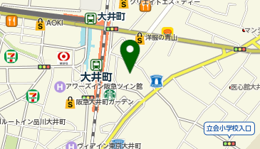 西友 大井町店の地図画像