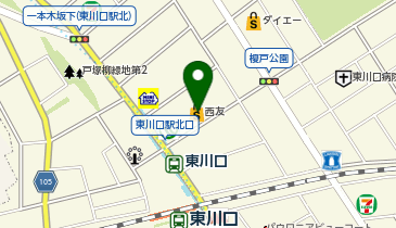西友 東川口店の地図画像