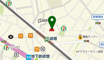 西友 成増店の地図画像