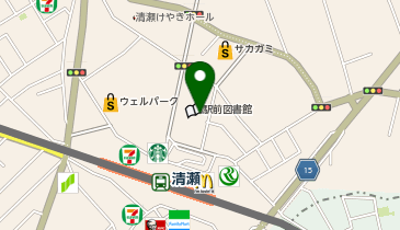 西友 清瀬店の地図画像