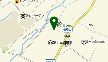 西友 富士見店」(諏訪郡富士見町-西友-〒399-0214)の地図