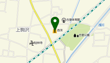 西友 古里店の地図画像