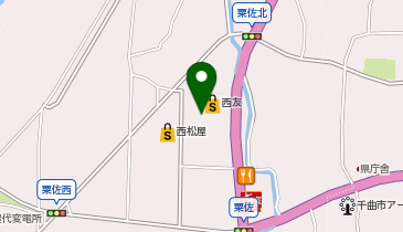 西友 粟佐店の地図画像