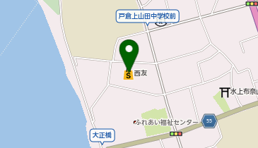 西友 戸倉店の地図画像