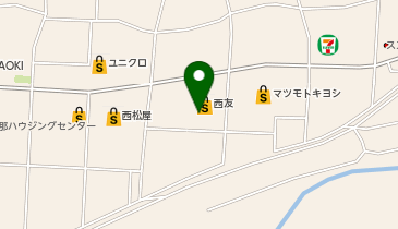 西友 伊那竜東店の地図画像