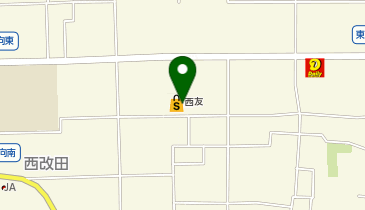 西友 改田店の地図画像